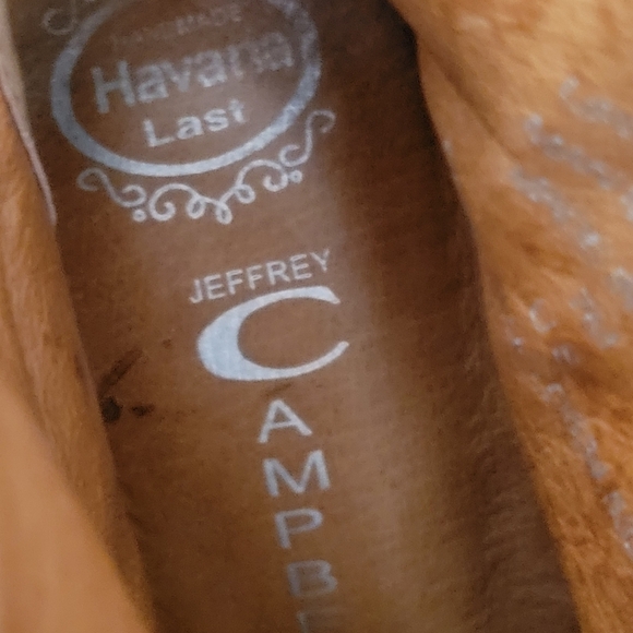 Jeffrey Campbell Lita Platform Heeled Lace Up Bootie Size 7 - Picture 9 of 9